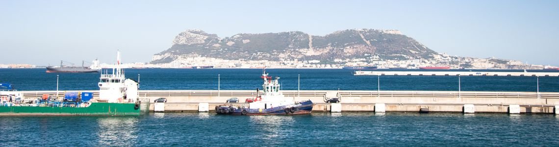 Algeciras, the main Spanish port for ferries across the Strait of Gibraltar to Morocco