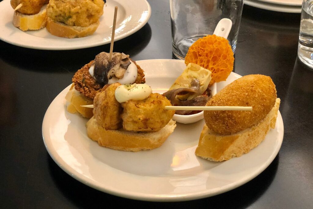pintxos in Bilbao