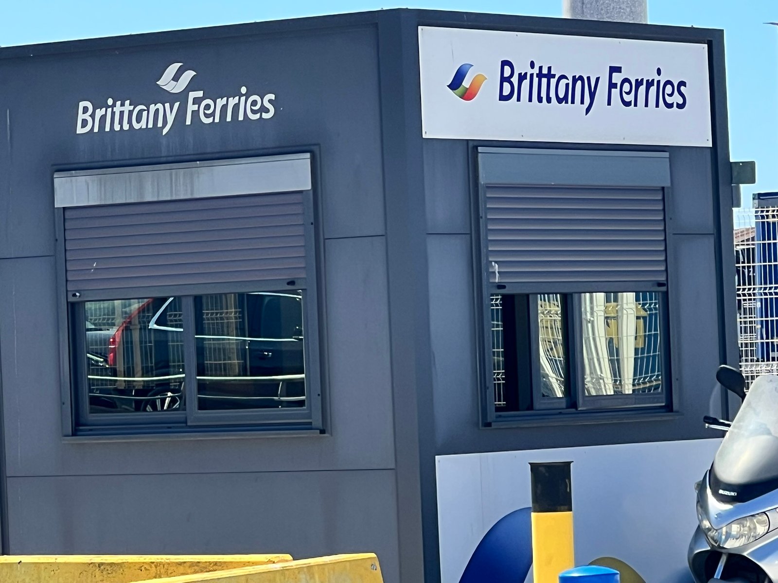 The Brittany Ferries passenger terminal at the port of Santander